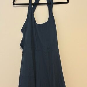 Blue Halter Dress